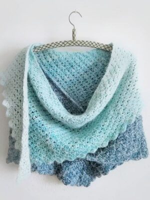 tomis wave shawl pattern