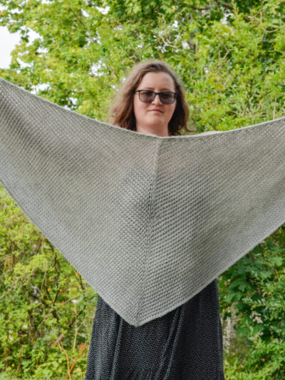 Phyllite shawl - Tunisian crochet shawl pattern