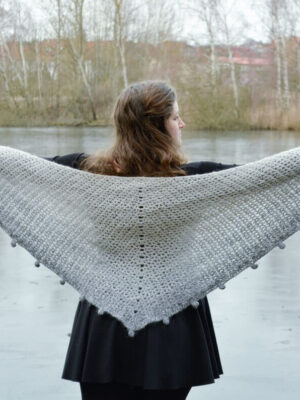 Aglaia shawl crochet pattern