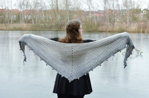 Aglaia shawl crochet pattern