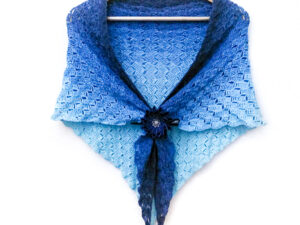 Callatis - free C2C triangle shawl crochet pattern product image