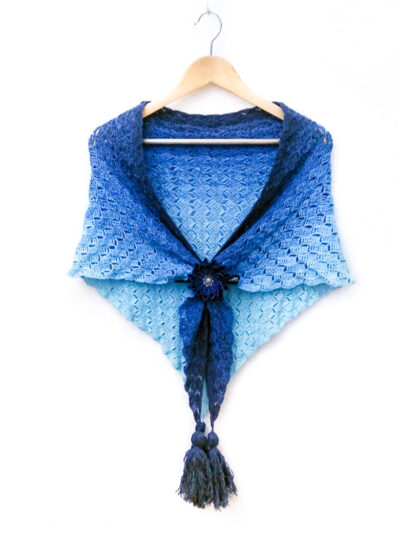 Callatis - free C2C triangle shawl crochet pattern product image