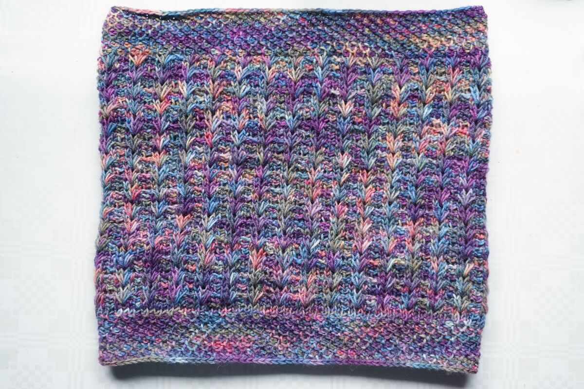 Variegated Yarn? No Problem! Do This Stitch and Crochet Cowl 
