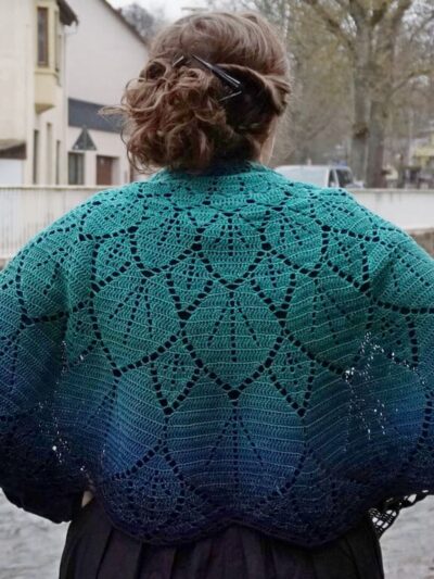 Sempervivum shawl crochet pattern
