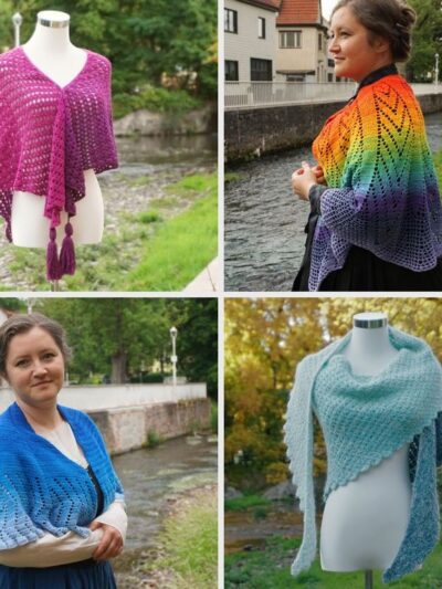 Regular crochet shawl patterns