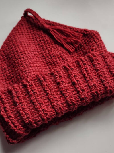 Melt the ICE Tunisian crochet hat