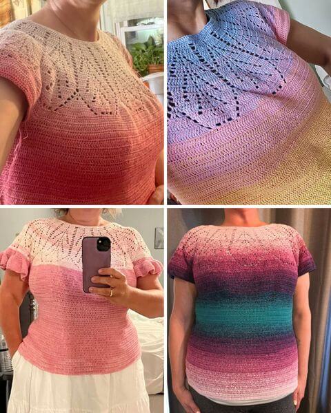 Calliandra summer top crochet pattern 13 Calliandra summer top crochet pattern - Image 12