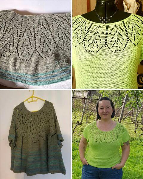 Calliandra summer top crochet pattern 10 Calliandra summer top crochet pattern - Image 9