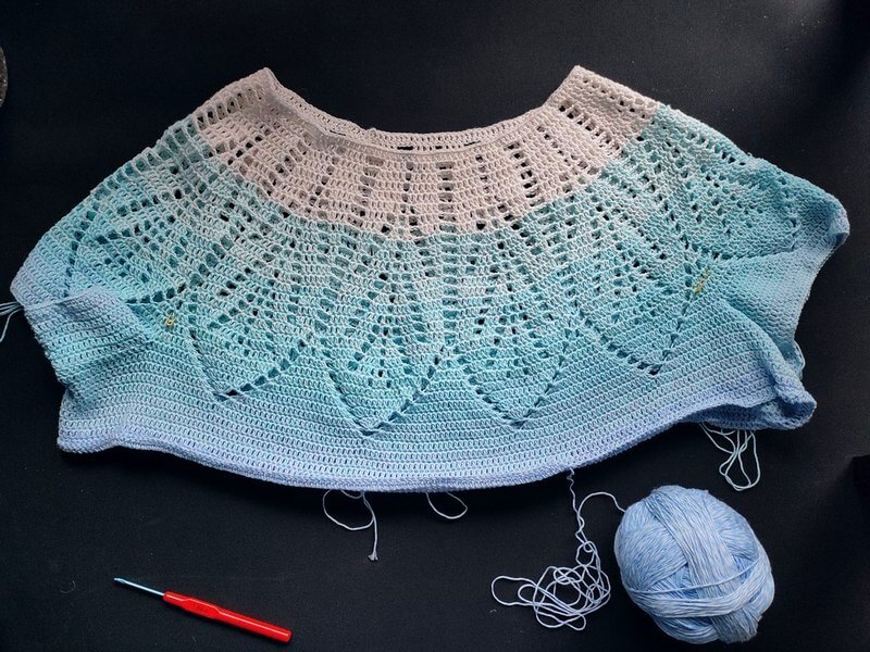 Calliandra summer top crochet pattern 9 Calliandra summer top crochet pattern - Image 8